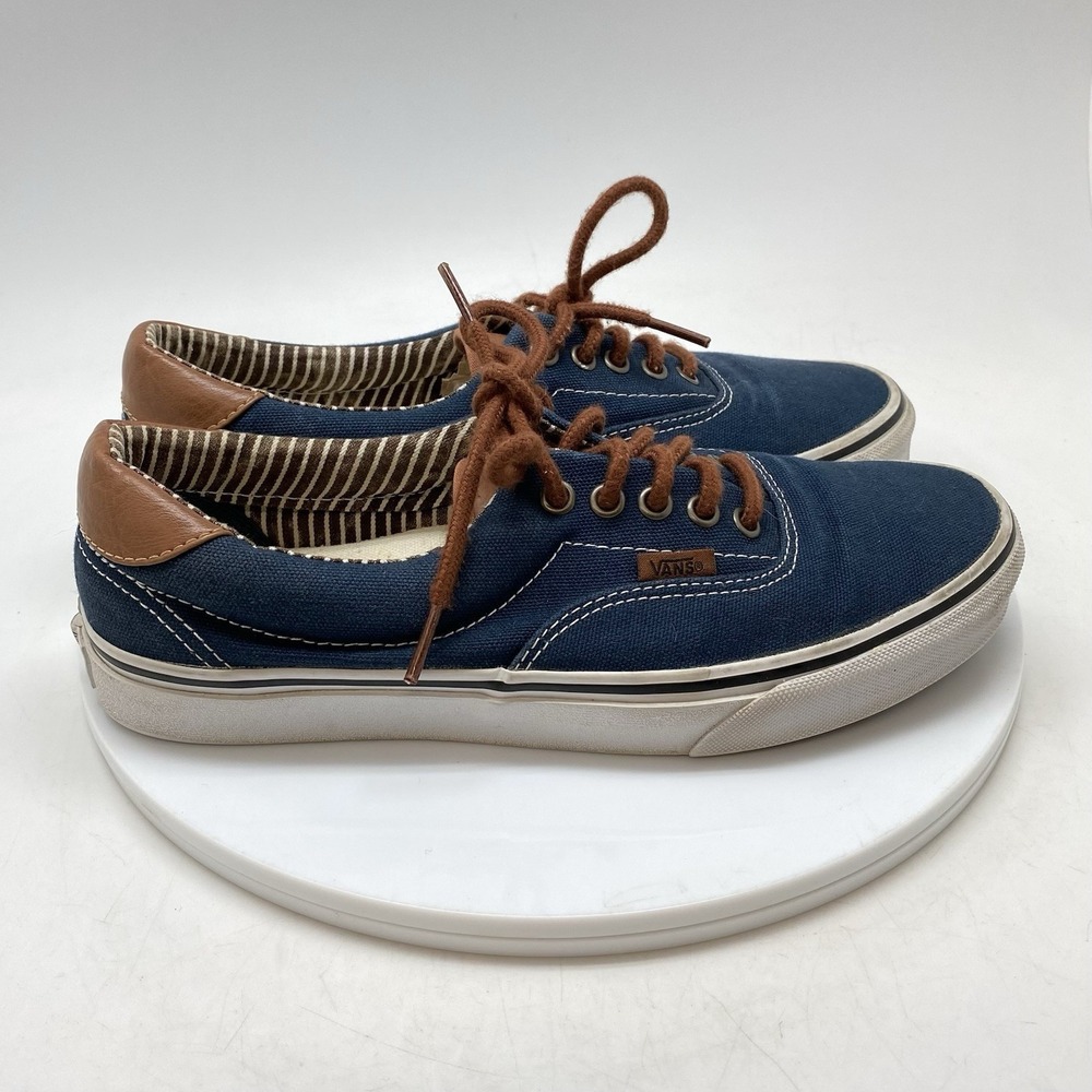 Vans Sneakers Mens 8 Womens 9.5 Era 59‎ 721461 Blue Canvas Skate Casual Shoes